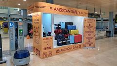 Servicio de empaquetado de equipaje en el Aeropuerto de Asturias
