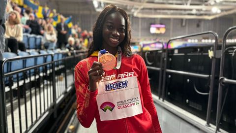 La atleta F�tima Diame, en una imagen del 2024