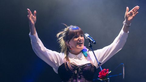 Rozalén, en su concierto de Castrelos
