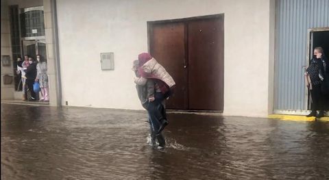 Inundaciones en Vimianzo