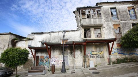 Imagen de edificios del barrio de O Carme de Lugo
