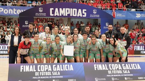 Final de la Copa Galicia 2026 entre Poio Pescamar y Castro Bloques Cando disputada en Pontevedra