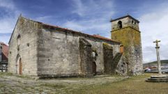 Iglesia de Santa Mar�a da Atalaia de Laxe, donde se encuentra una de las placas denunciadas por el colectivo Contram�nate.