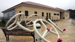 Exterior del centro de d�a de A Pobra do Broll�n, uno de los afectados por esta huelga