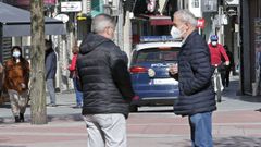 Una calle de la ciudad de Pontevedra