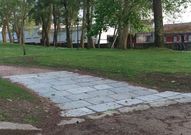 En alg�ns tramos xa est�n colocadas as lousas. 