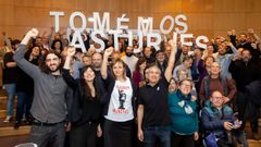 Covadonga Tom� en un acto con simpatizantes en Gij�n.