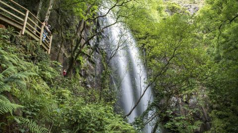 La Fervenza de Augacada, en la Ribeira Sacra lucense