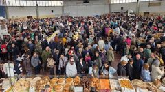 Imagen de la pasada Feira de Santos de Monterroso, llena de gente, en un municipio que creci en poblacin en el 2024