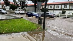 La lluvia provoca inundaciones en Ferrol