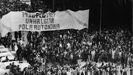 Manifestacin pola autonoma para Galicia, en Vigo, en 1977, un dos momentos clave que permitiron recuperar o autogoberno en Galicia