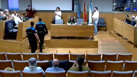 Expulsan a una concejala del PP del pleno de Cangas