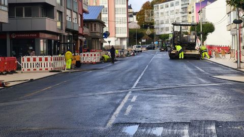 Las obras de la ltima fase de la transformacin de la avenida de Galicia estn en la recta final