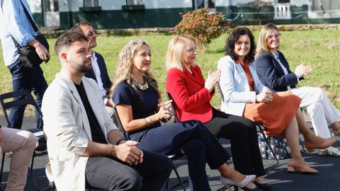 Participantes en la presentacin de la Semana da Moda, en Xuvia.