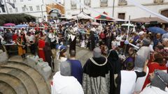 Mercado medieval de Mondoedo, en imagen de archivo