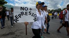 Protestas contra Maduro en Caracas 