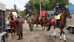 Ms de 300 jinetes participan na Xuntanza Cabalar en Taragoa (Rianxo)