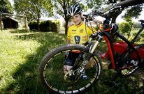 Luc�a V�zquez, con el maillot de ganadora del Open de Espa�a, luchar� ahora por el Nacional.