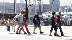 Turistas por A Coru�a