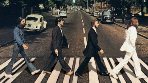 Imagn de los Beatles en Abbey Road, que sirvi de portada para el disco de 1969