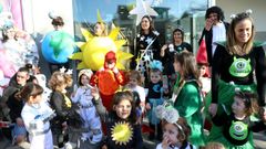 La Escola Infantil Municipal das Fontias sali con su Misin espacial realizada con material reciclado