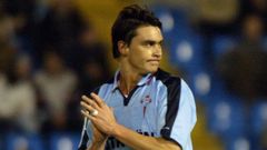 Mauricio Pinilla, durante su etapa en el Celta, en la temporada 2003/2004.