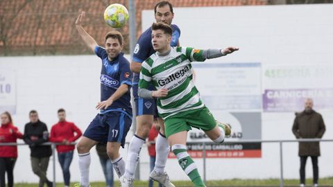 Imagen del partido de la primera vuelta en A Porta Santa