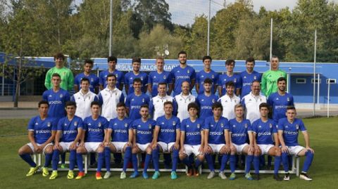 Foto oficial de la plantilla del Vetusta