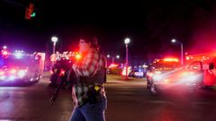 Servicios de emergencia en el campus de la estadounidense Universidad de Michigan