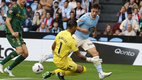 Dur�n tuvo las dos ocasiones m�s claras del partido para el cuadro c�ltico en la primera mitad.