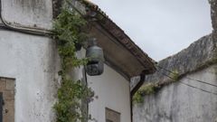 Casco histrico de Santiago: decorado de piedra y vegetacin