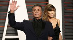 Sylvester Stallone y su mujer Jennifer Flavin. 