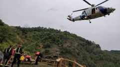 Una senderista fue evacuada en helic�ptero tras sufrir una ca�da