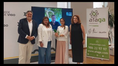Acto de entrega de los premios del X Certamen Literario de Relato Corto Nun Recuncho da Memoria. 