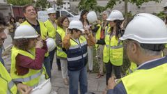 La ministra de Vivienda, Isabel Rodr�guez, en una visita a Santiago durante el pasado verano