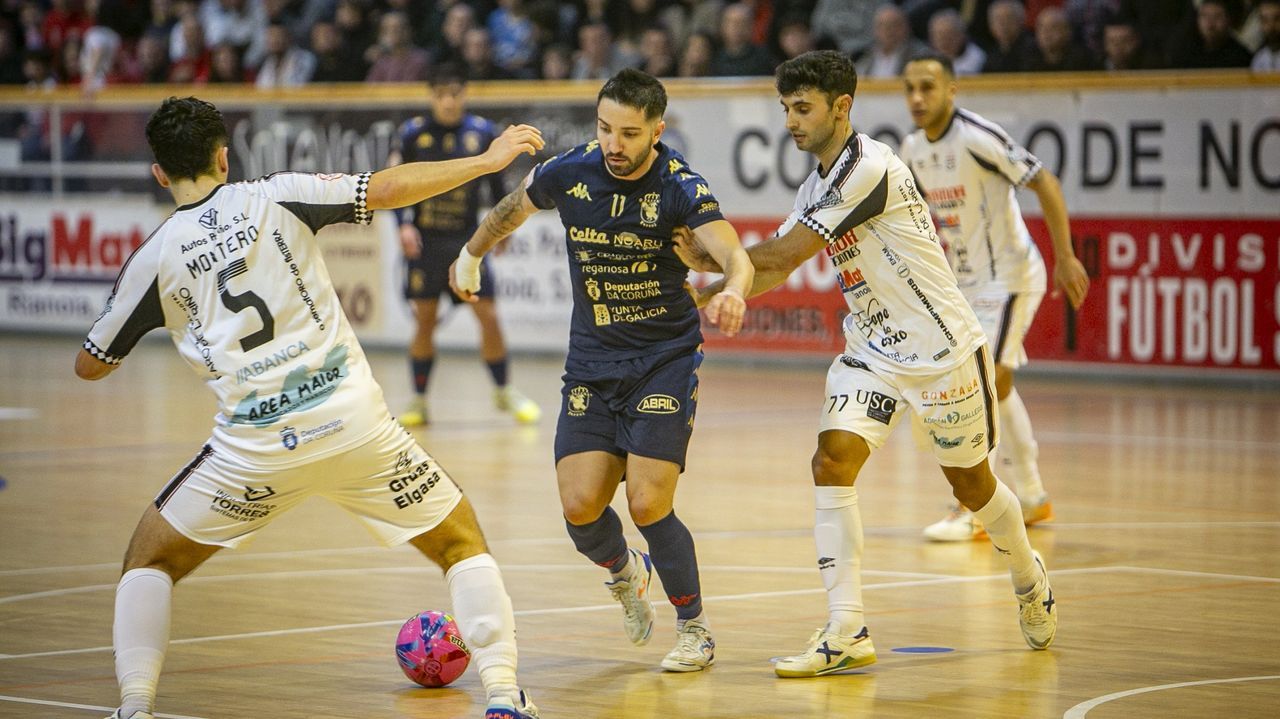 Los dos mejores equipos de fútbol sala de Galicia miden sus fuerzas en A Malata