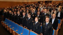 Asistentes a la fiesta de la Polic�a Nacional en Santiago.
