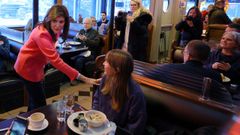 Nikki Haley, en campa�a en Iowa.