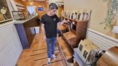 Gonzalo Rodr�guez, en el Club del Caf� de Pontevedra