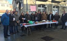 El PP cont� con una nutrida presencia en la feria.