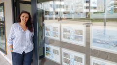 Esther Freijeiro, portavoz de la inmobiliaria Gestapi de Sanxenxo