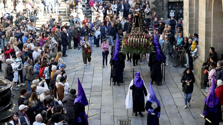 Procesion deSanto Encuentro Semana Santa