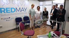 Fabiola Garc�a, conselleira de Pol�tica Social, visita una de las unidades m�viles del proyecto REDMAY