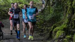 Un instante de la carrera de Dumbr�a en el 2024.