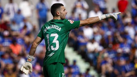 Joan Garc�a, durante un partido de esta temporada.