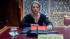 La asesora de Moncloa, Mara Cristina lvarez Rodrguez, en la comisin de investigacin por el caso Koldo, en el Senado