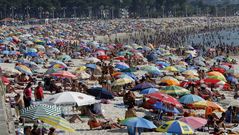 Un Tetris en los arenales gallegos