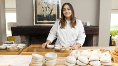 Eva Fares, fotografiada esta semana en el restaurante As Garzas 