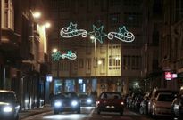 Ortigueira ha recuperado este a�o el alumbrado navide�o, gracias al Concello y ACO. 