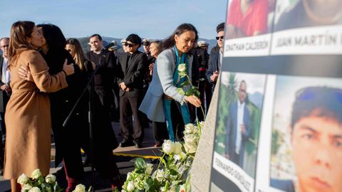 Acto de recuerdo por al cuarto aniversario del naufragio del Villa de Pitanxo